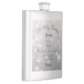 Silver Wedding Jubileum Classic Flask Flacon (Rechts)