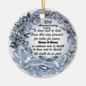 Silver Wedding Jubileum ornament (Voorkant)