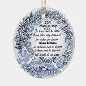 Silver Wedding Jubileum ornament (Links)