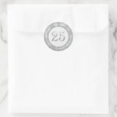 Silver Wedding Jubileum Sticker (Tas)