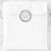 Silver Wedding Jubileum Sticker (Tas)
