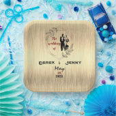 Silver Wedding Papieren Bordje (Feest)