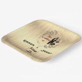 Silver Wedding Papieren Bordje (Gebogen)