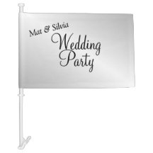 Silver Wedding Party-vlag