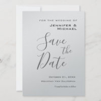 Silver Wedding Professional Minimalist Modern
