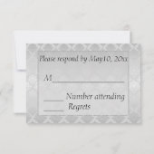 Silver Wedding RSVP (Achterkant)