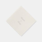 Silver Wedding Servet (Hoek)