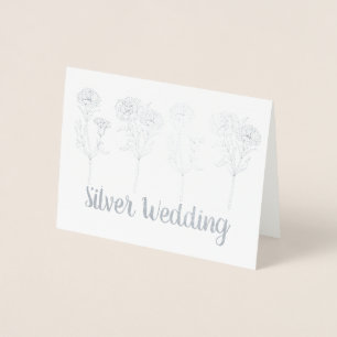 Silver Wedding Uitnodiging