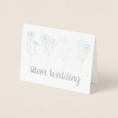 Silver Wedding Uitnodiging (Voorkant)