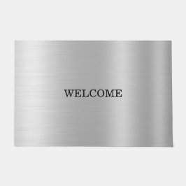 SILVER WELCOME DEURMAT