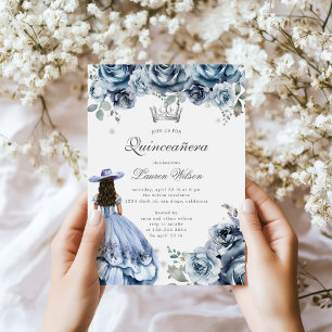 Silver Western Wonderland Quinceanera Uitnodiging