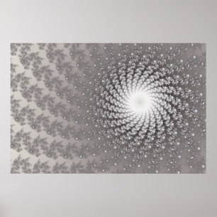 Silver Whirlpool2-Poster Poster