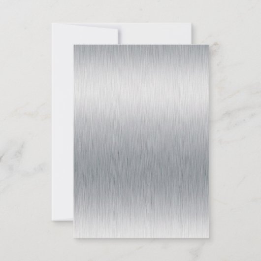 Silver, white & black stripe tuxedo bedankt voor j (Achterkant)