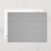Silver White Carbon Fibre Print Briefkaart (Voorkant / Achterkant)