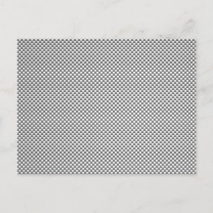 Silver White Carbon Fibre Print Briefkaart