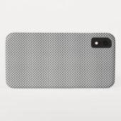 Silver White Carbon Fibre Print Case-Mate iPhone Case (Achterkant (horizontaal))