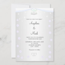 Silver & White Floral Wedding