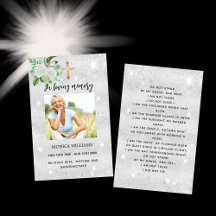 Silver White foto cross-begrafenisgebed