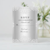 Silver White  Glamour RSVP (Staand voorkant)