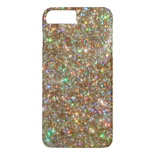 Silver White Gold Diamond Jewel iPhone 7 PLUS HOES (Achterkant)