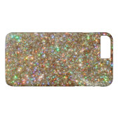 Silver White Gold Diamond Jewel iPhone 7 PLUS HOES (Achterkant (Horizontaal))