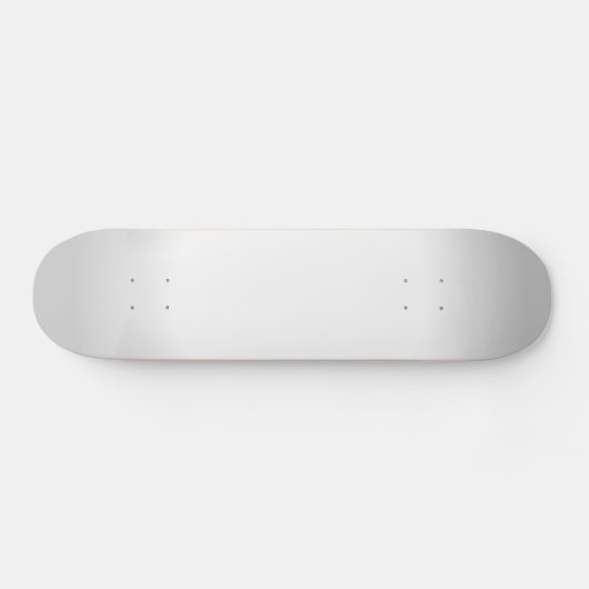 Silver & White Radiale Fade Skateboard (Horizontaal)