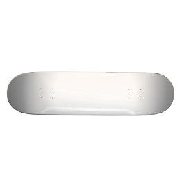Silver & White Radiale Fade Skateboard