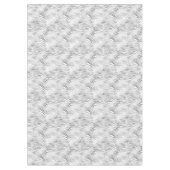 Silver White Zebra Print Tafelkleed (Voorkant)
