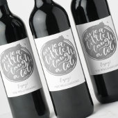Silver Wine Lover Wine Label Wijn Etiket