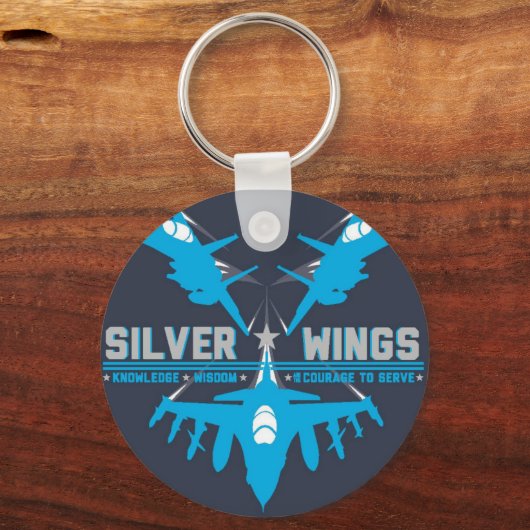 Silver Wings Sleutelhanger (Voorkant)