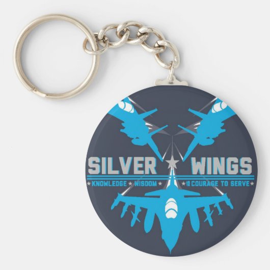 Silver Wings Sleutelhanger (Voorkant)
