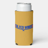 Silver Wings "Top Pistool" geïnspireerde Koelbox Seltzer Blikjeskoeler (Seltzer Voorkant)