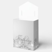 Silver Winter 50th Birthday Dank u Bedankdoosjes (Geopend)