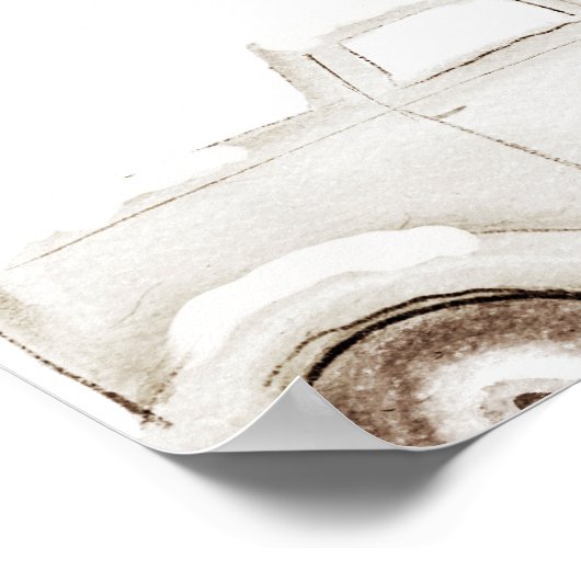 Silver Winter Baby shower of Birthday Welcome Sign Poster (Hoek)