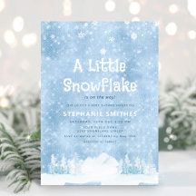 Silver Winter Wonderland, Boy Baby shower/Sprinkle