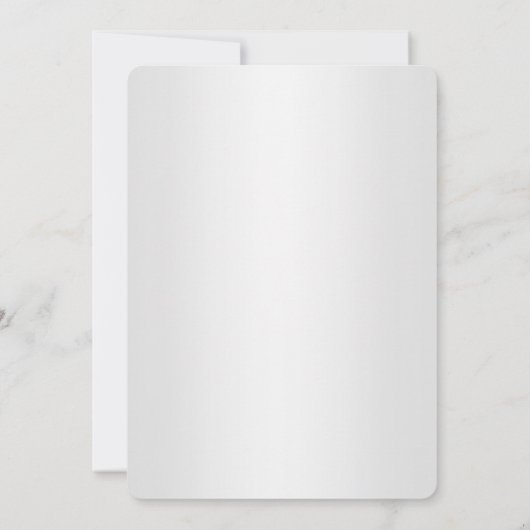 Silver Winter Wonderland Kerstfeestdag 2 Kaart (Achterkant)