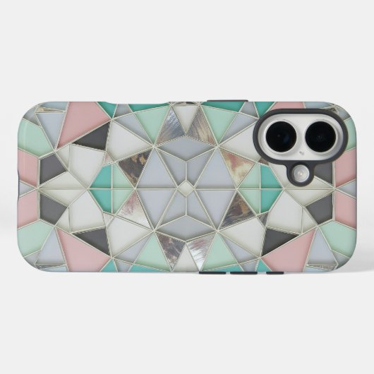 silver with abit of pink Case-Mate iPhone case (Achterkant (horizontaal))