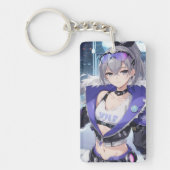 Silver Wolf fan art 1 Sleutelhanger (Voorkant)