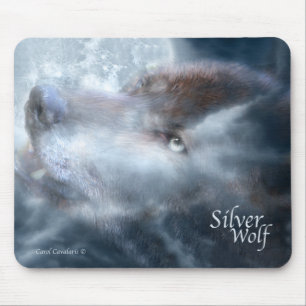 Silver Wolf Mousepad Muismat