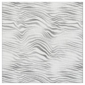 Silver Zebra Print Stof (Close Up)