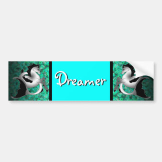 Silver Zee Horse Bumpersticker