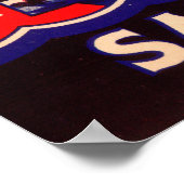 Silver Zee Merk Salmon Label- Seattle, WA Poster (Hoek)