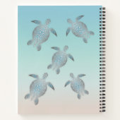 Silver Zee Turks Beach Style personaliseren Notitieboek (Achterkant)