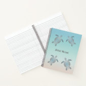 Silver Zee Turks Beach Style personaliseren Notitieboek (Binnen)