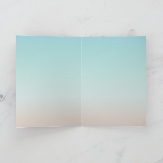 Silver Zee Turks toevoegen naam en datum geboorted Kaart (Binnen)