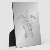 Silver Zee Turtle Animal Fotoplaat (Zijkant)