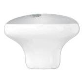 Silver Zee Turtle Keramische Knop (Zijkant)