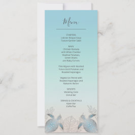 Silver Zee Turtles Beach Wedding Kaart