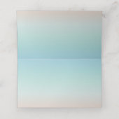 Silver Zee Turtles Beach Wedding Plaatskaartje (Binnenkant ongevouwen)