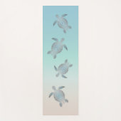 Silver Zee Turtles Beachstyle Yogamat (Voorkant)